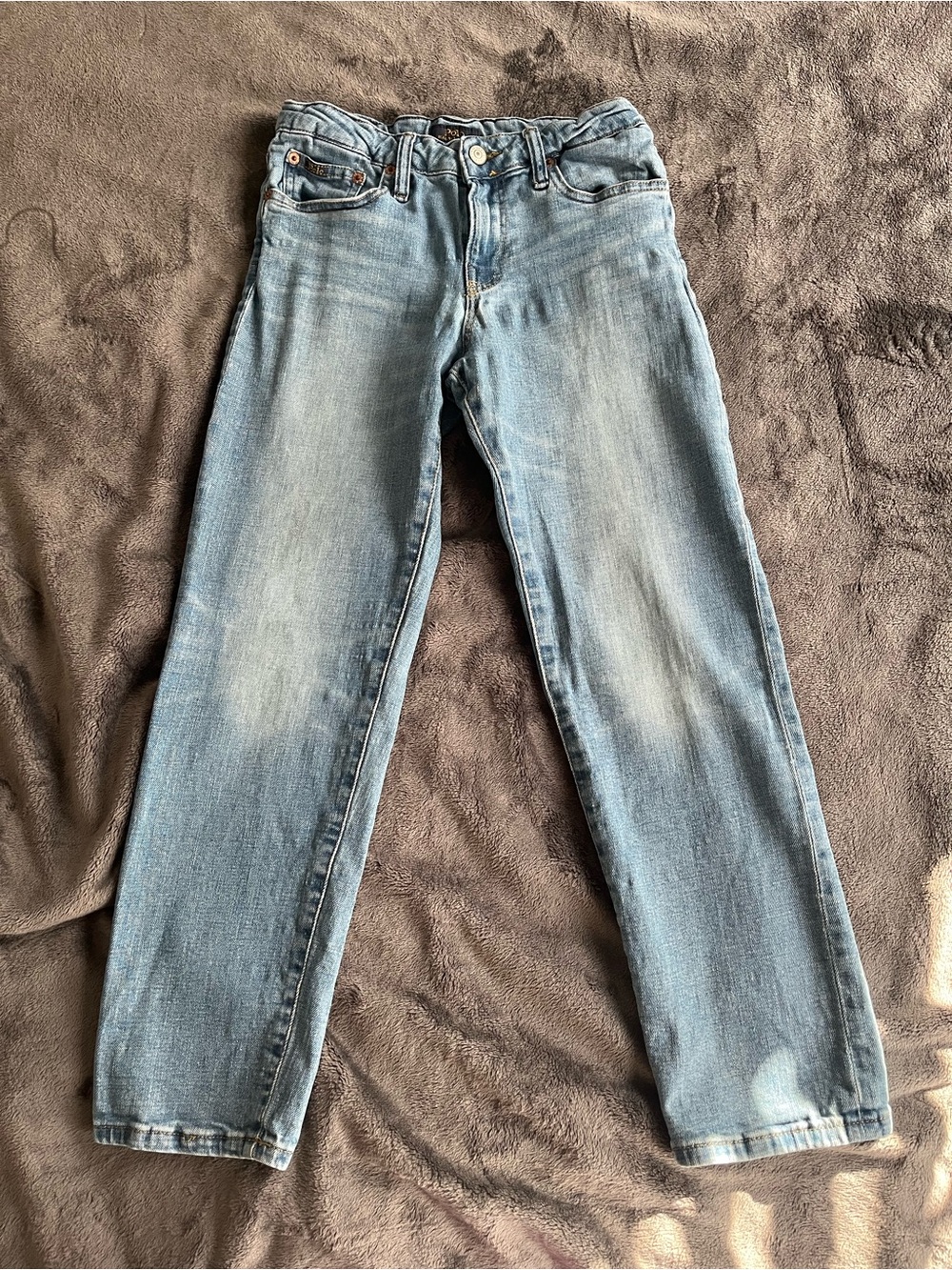 Polo Ralph Lauren kids Light Wash The Hampton Straight Jeans boys 12